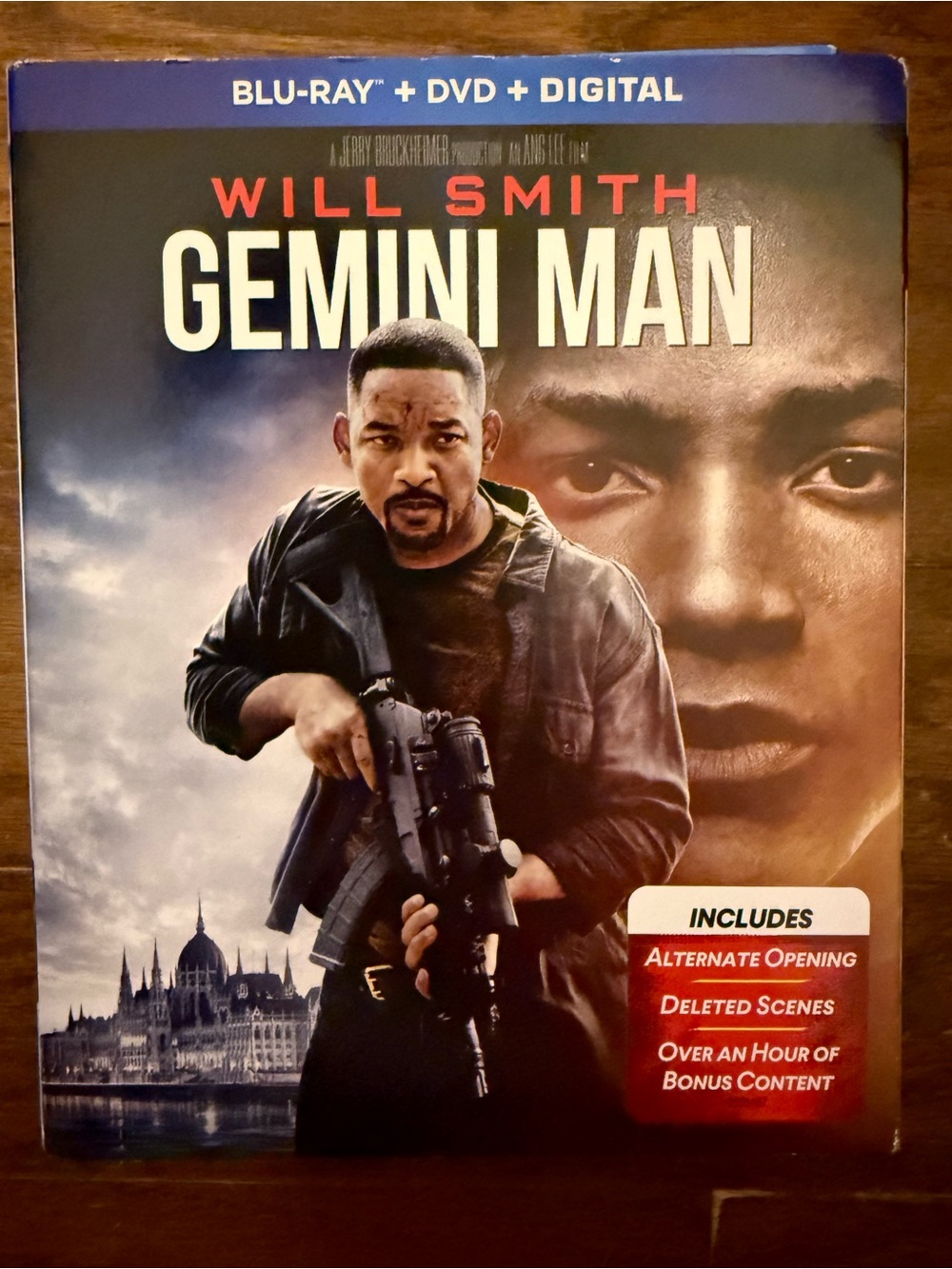 Will Smith Gemini Man Blu‑Ray + DVD + Digital